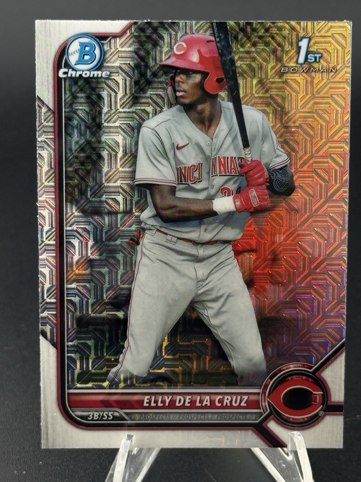 2022 Bowman – 1st Bowman Chrome Elly De La Cruz #BCP-50 Mojo Refractor