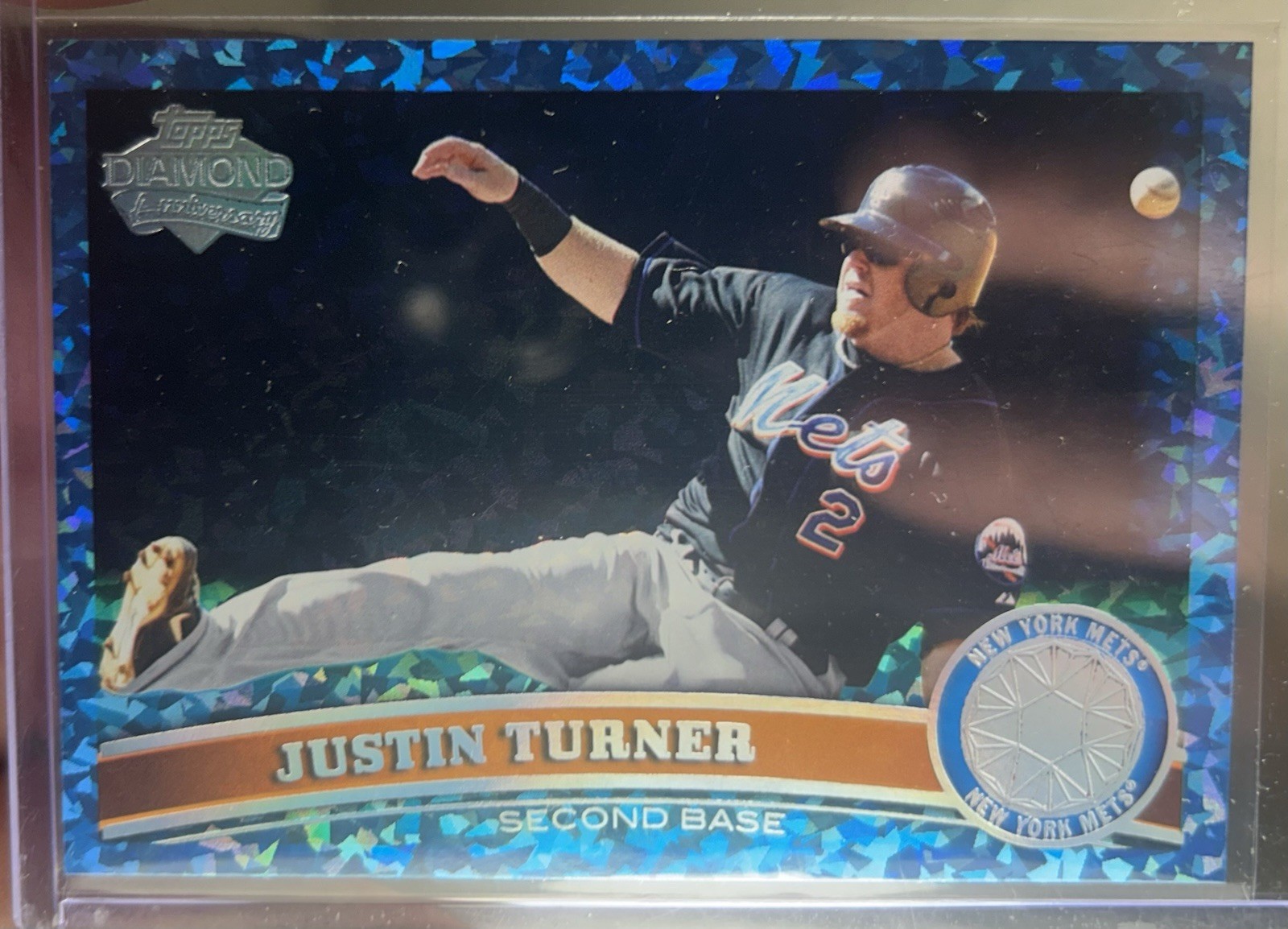 2011 Topps Update US251 JUSTIN TURNER -HOPE Diamond Anniversary #56/60 (RC)