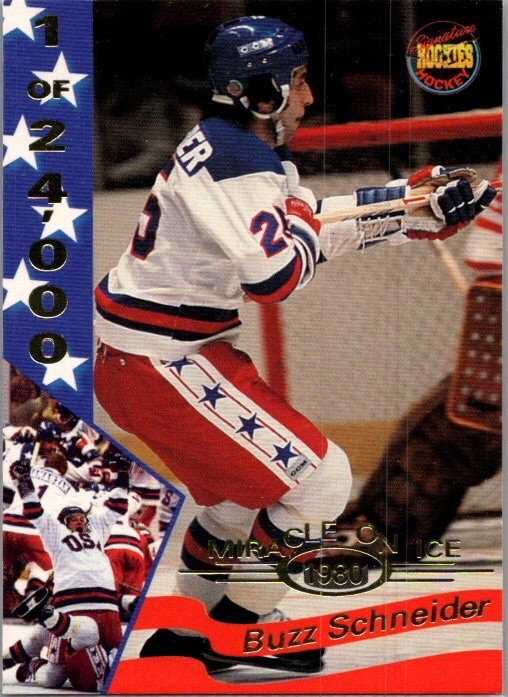 1995 Signature Rookies Miracle on Ice 1980 – Buzz Schneider #29 /24000 (RC)