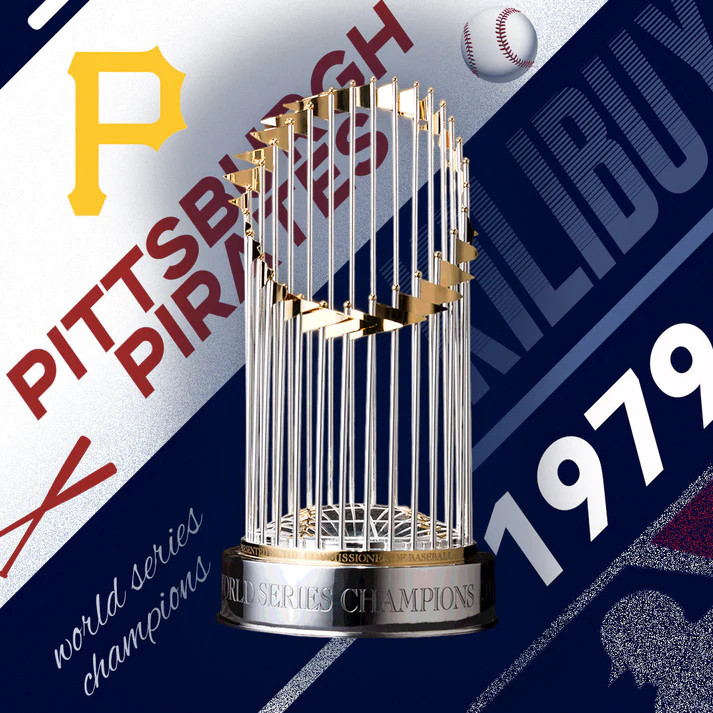 11.8” Pittsburgh Pirates World Series Championship Trophy Replica Award 1979