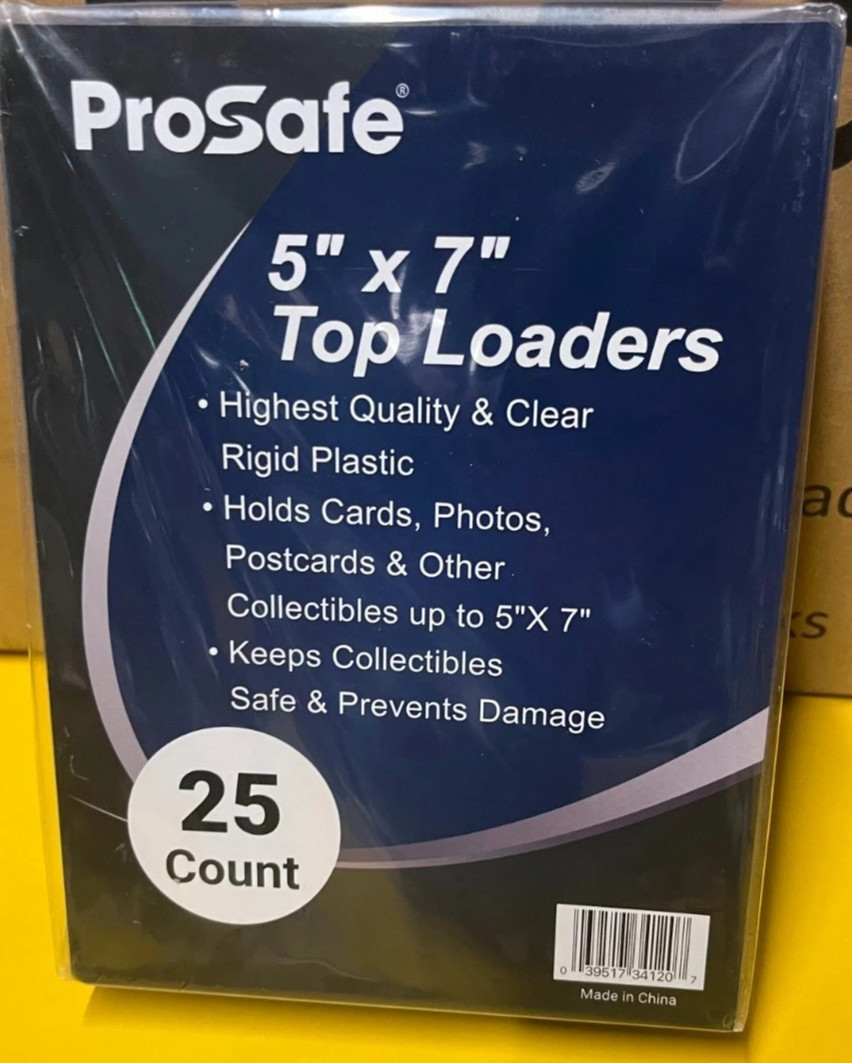 25 5×7 Ultra Premium Pro SAFE Hard Rigid Top loaders Photo Toploaders New Sealed
