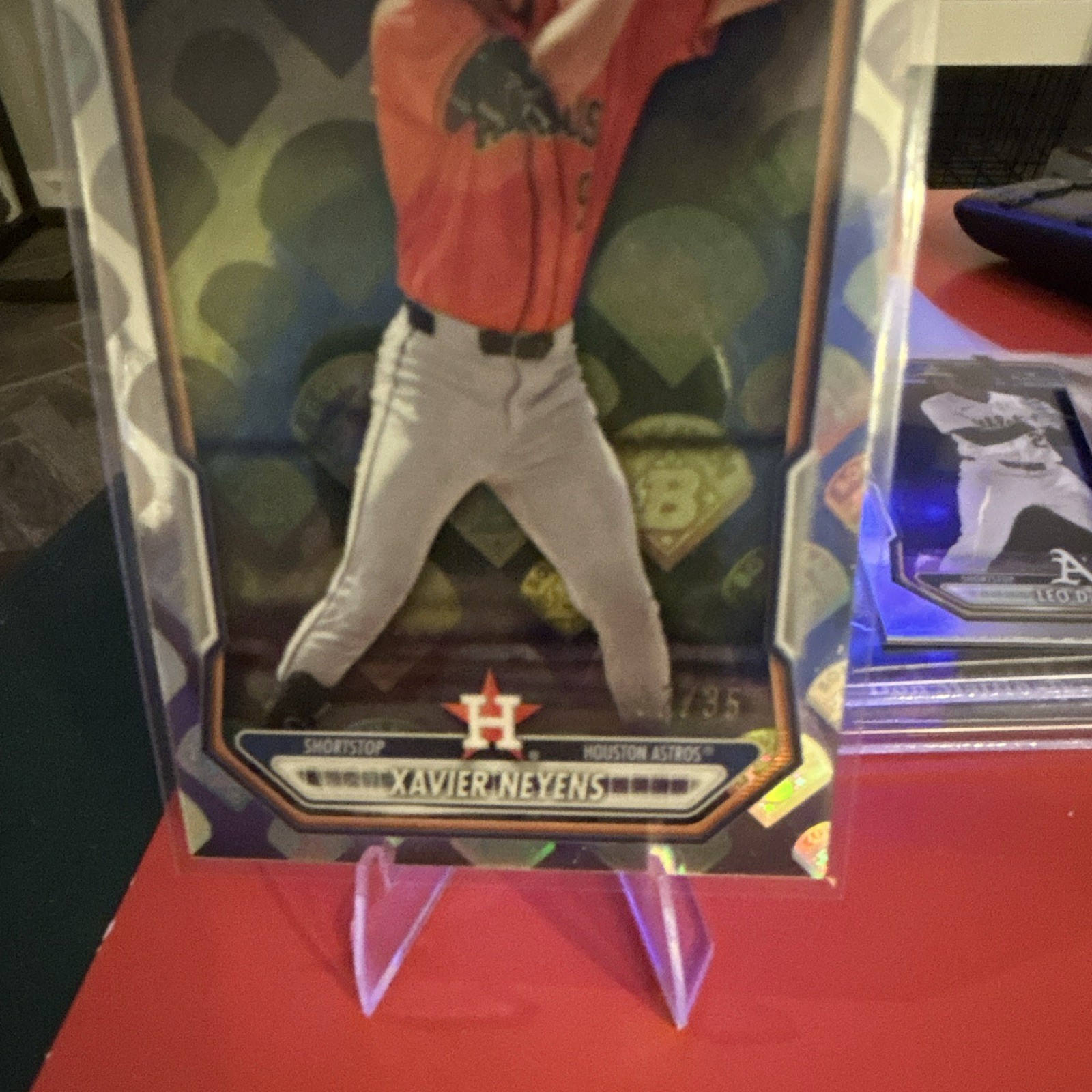 Xavier Neyens 2025 Bowman Draft Chrome Bowmanfractor #BDC-2 /35 Astros. 31/35