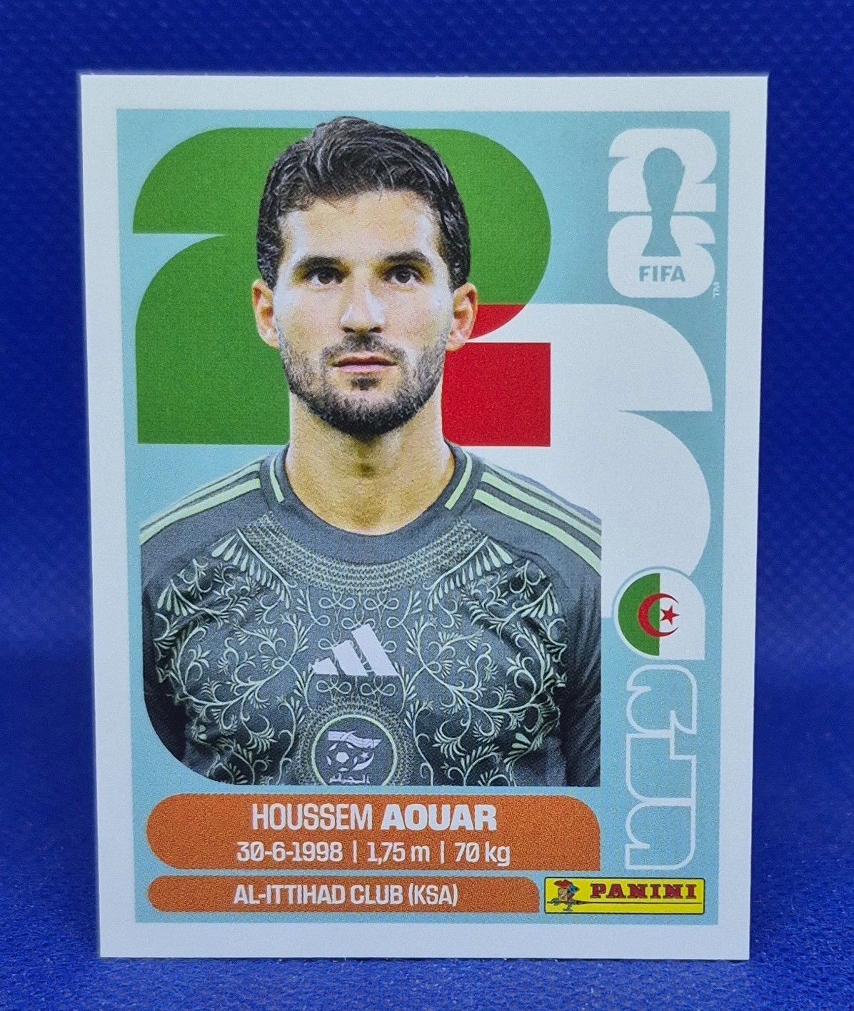 2026 Panini FIFA World Cup Sticker Houssem Aouar #ALG 9 – Algeria