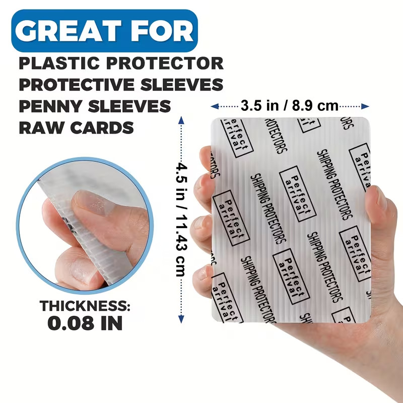 Shipping card protectors 4×6 30-60-90 ct