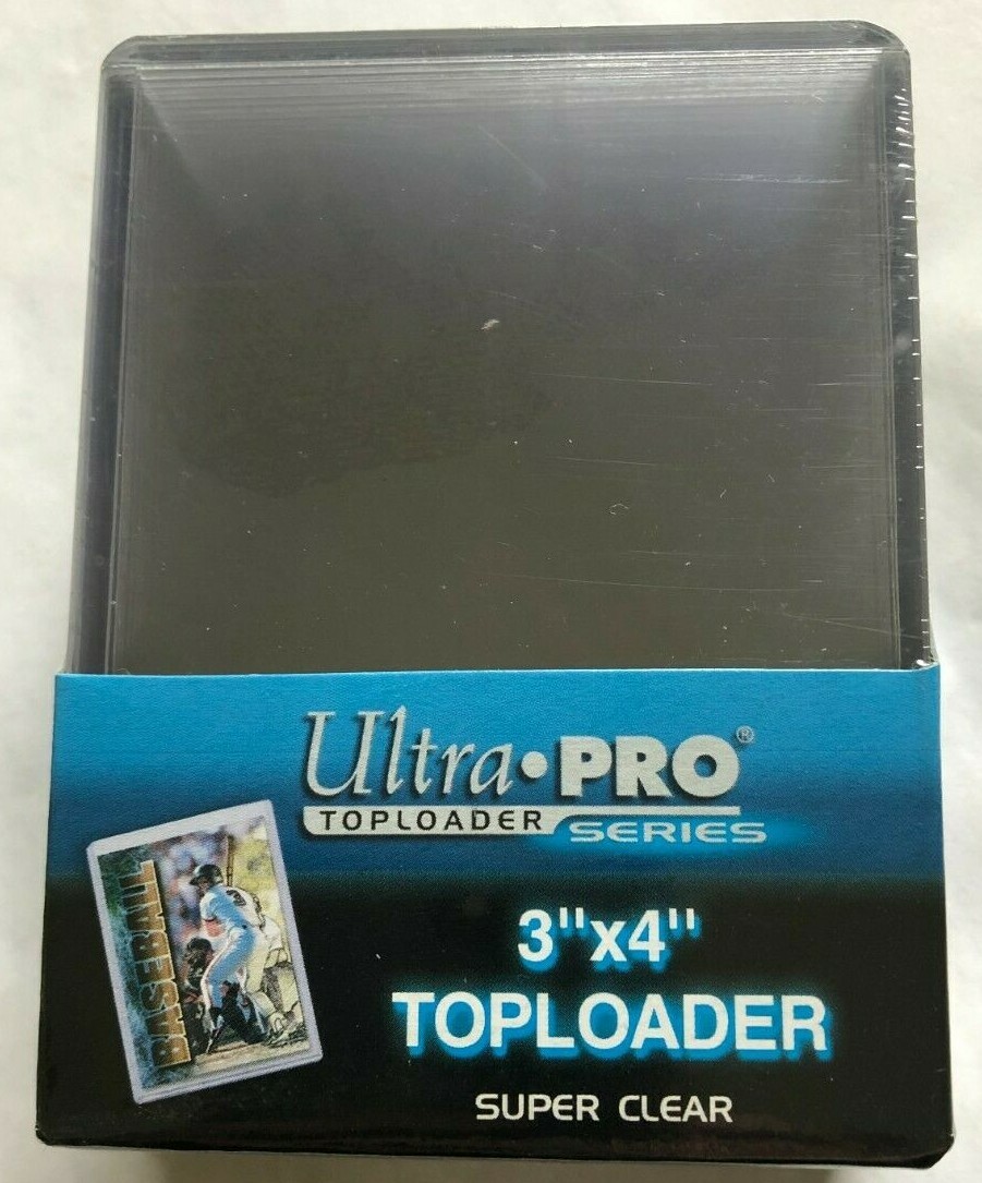 New Pack of (25) ULTRA PRO 3×4 Super Clear Rigid PVC Plastic Top Loaders