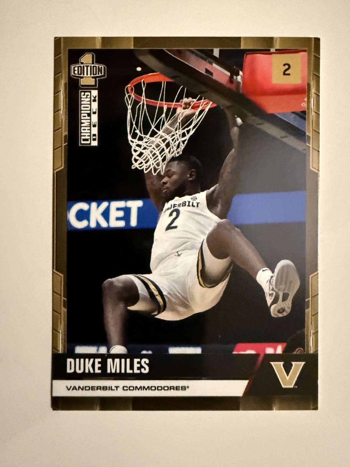 2025-26 Champions Deck VANDERBILT COMMODORES singles – choose from list