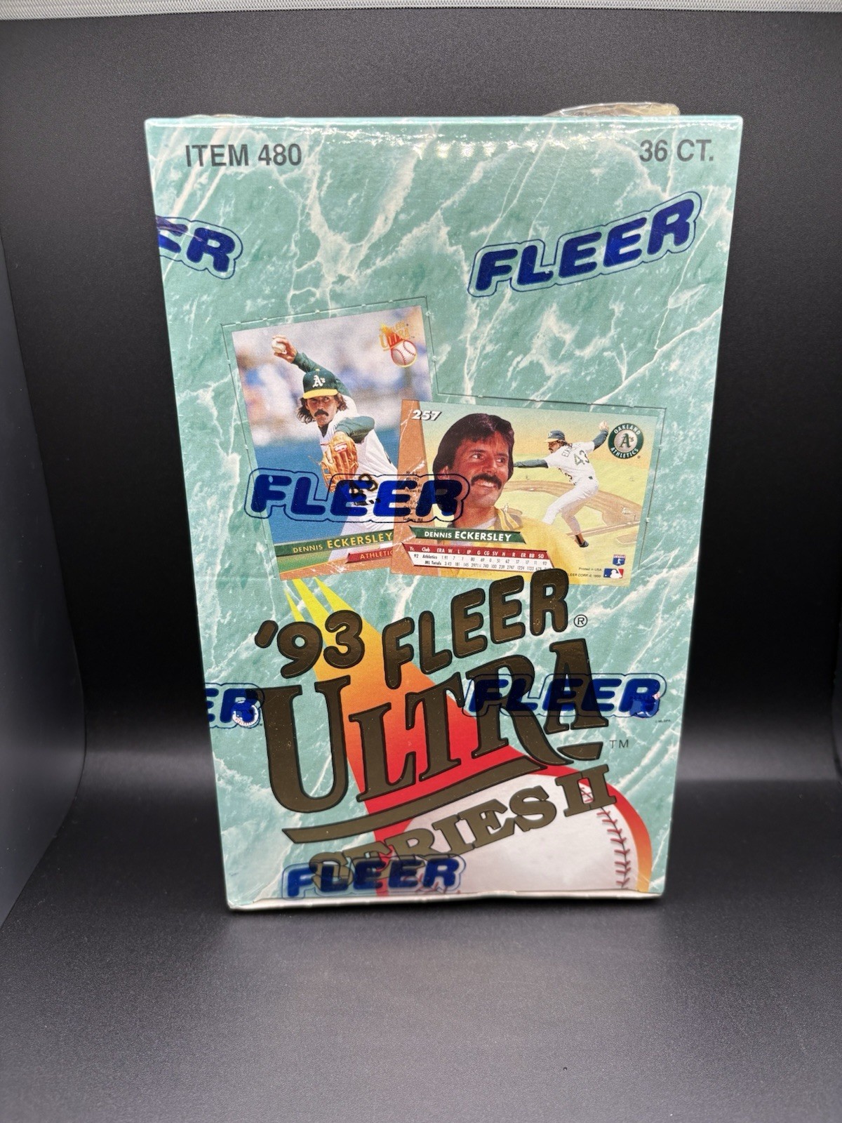 1993 Fleer Ultra Series 2 Factory Sealed Hobby Box 36 Packs Baseball MLB Wax