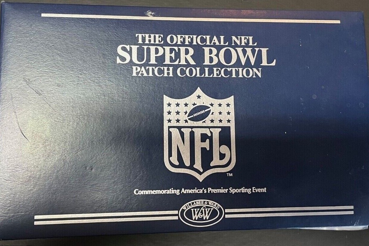 SUPER BOWL NFL PATCH THE OFFICIAL COLLECTION – DANBURY MINT / WILLABEE AND WARD
