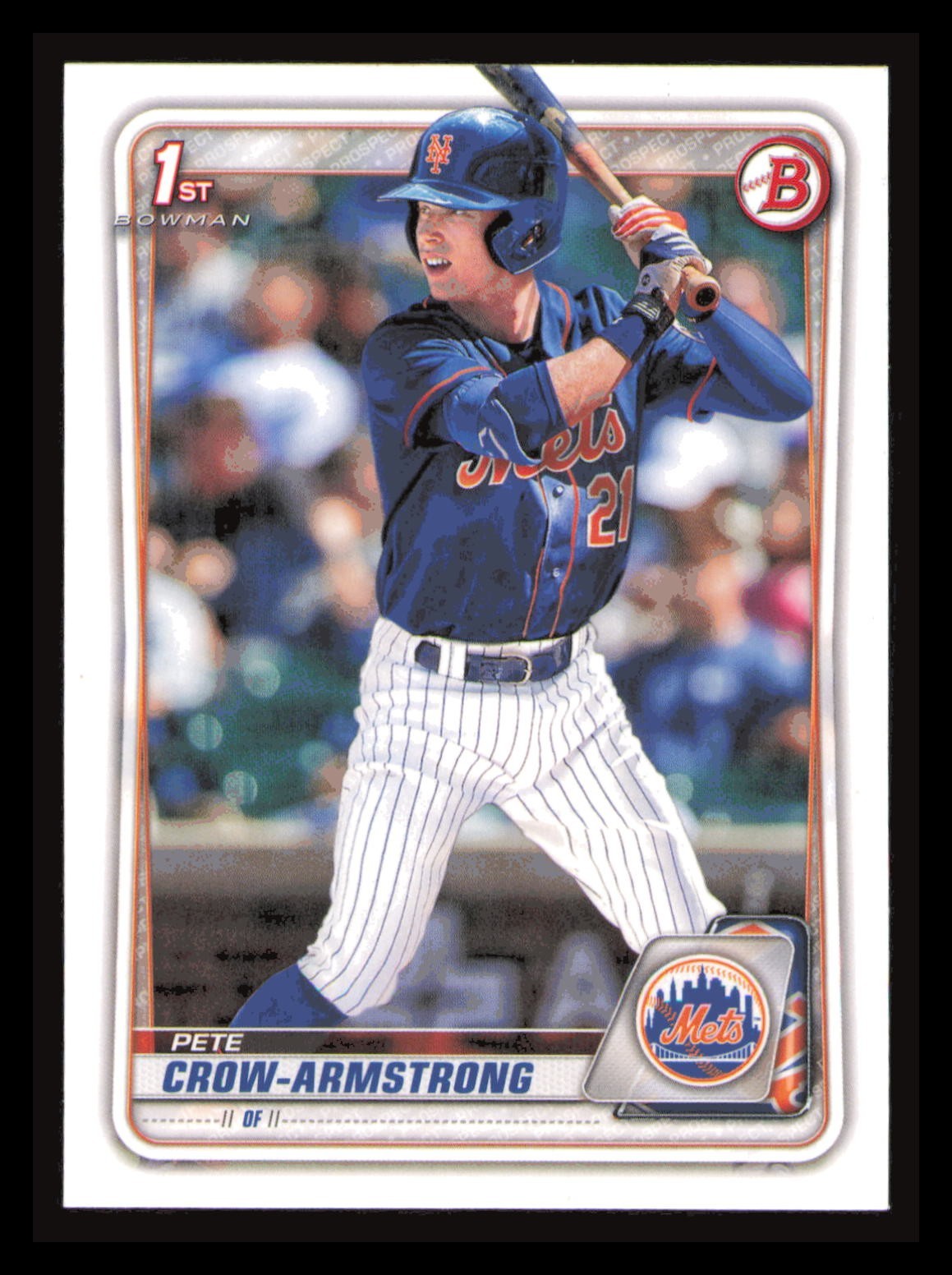 2020 Bowman Draft Pete Crow-Armstrong 1st Bowman #BD-72 NM