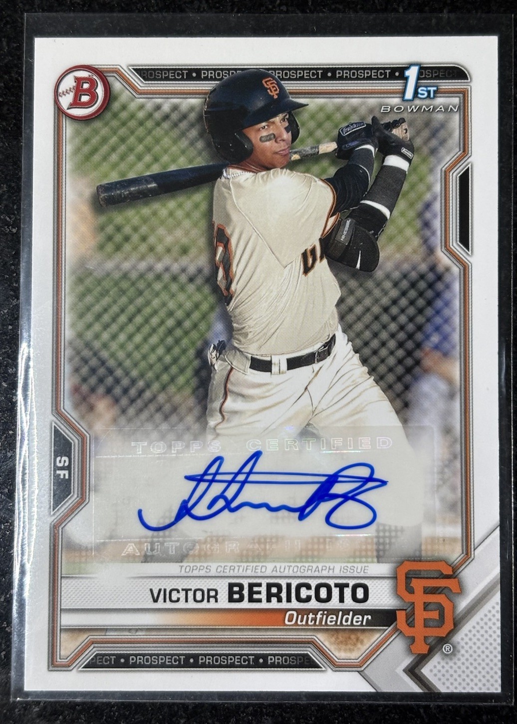 2021 Bowman Victor Bericoto 1st Bowman Auto