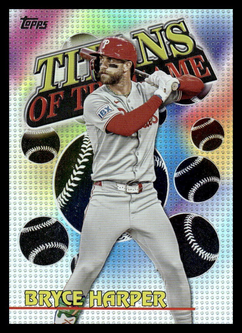 2026 Topps Series 1 Titans of Game TOG-18 Bryce Harper Philadelphia Phillies