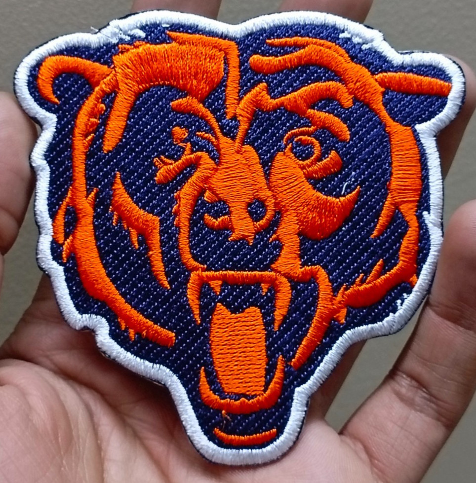 Chicago Bears NFL Team Logo Iron On Patch – Sew Patch – Embroidered Patch