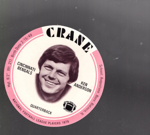 B2538- 1976 Crane Discs Football Card #s 1-30 -You Pick- 15+ FREE US SHIP