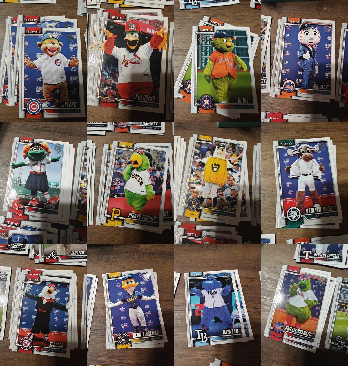 Mascots, 2026 Topps Series 1 Celebration Pick Your Card & Complete