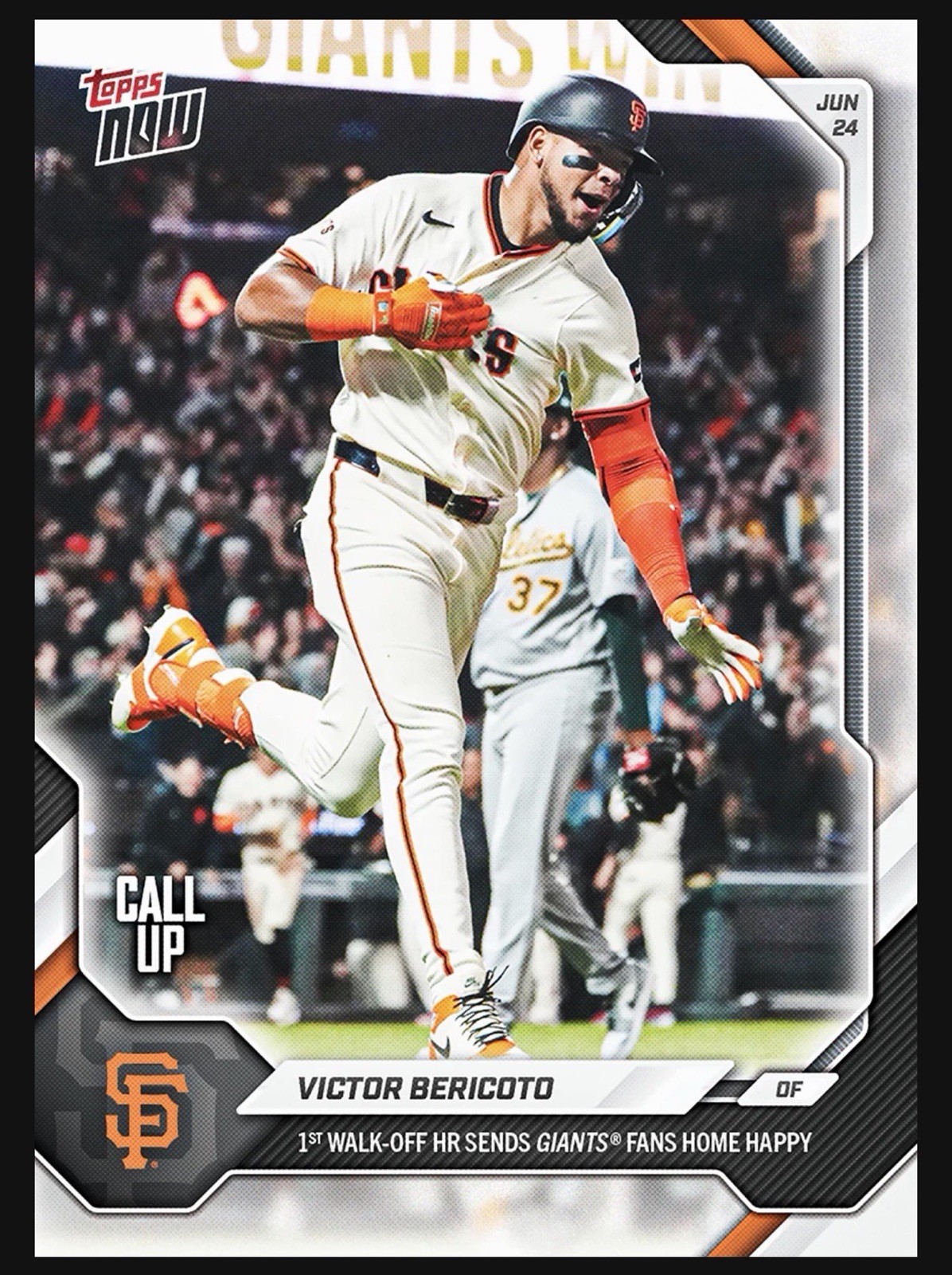 Victor Bericoto Call Up – 2026 MLB Topps NOW® – Card 374 – Presale!! Giants!!