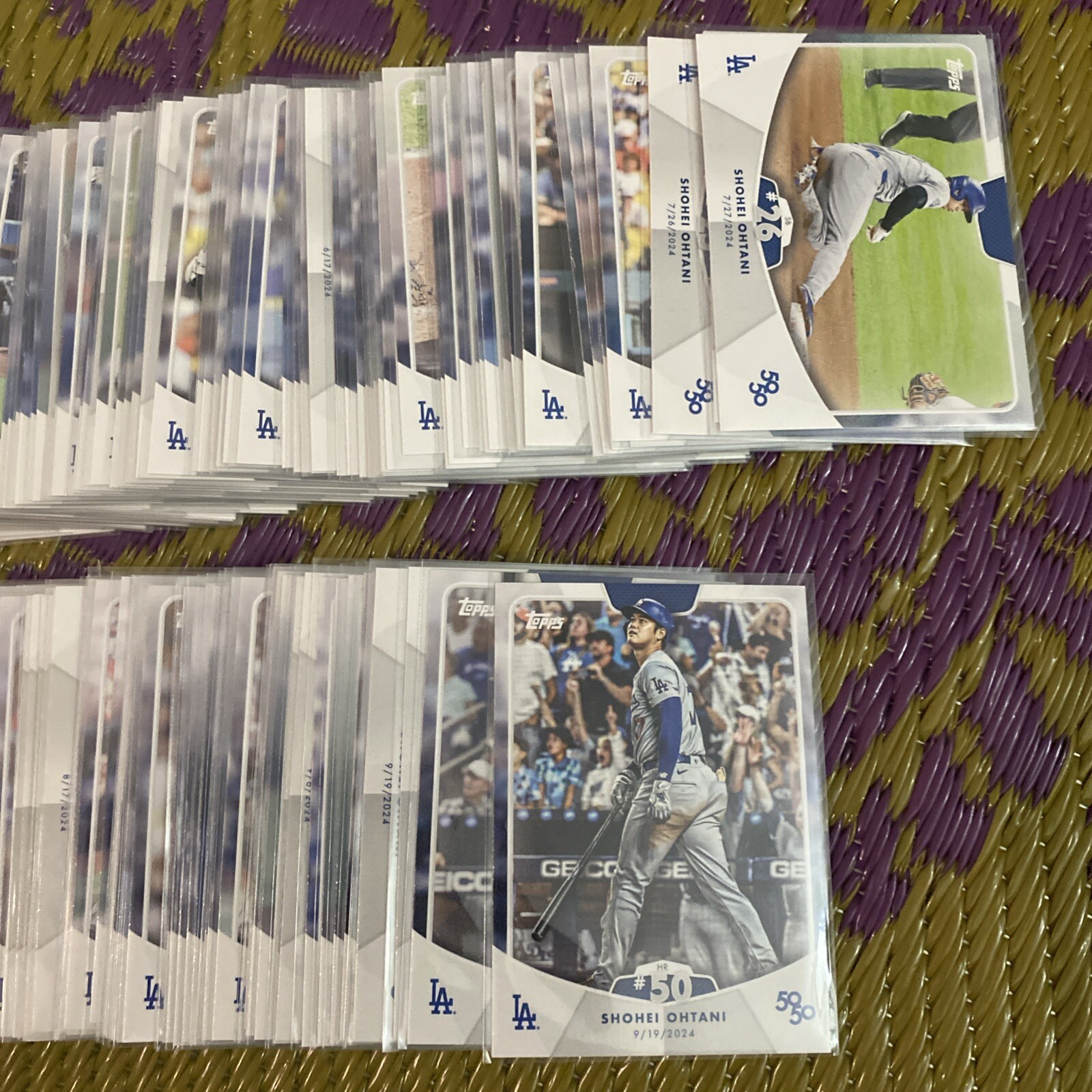 2024 Topps SHOHEI OHTANI 50/50 Base Singles – You Pick Complete Your Set HR / SB