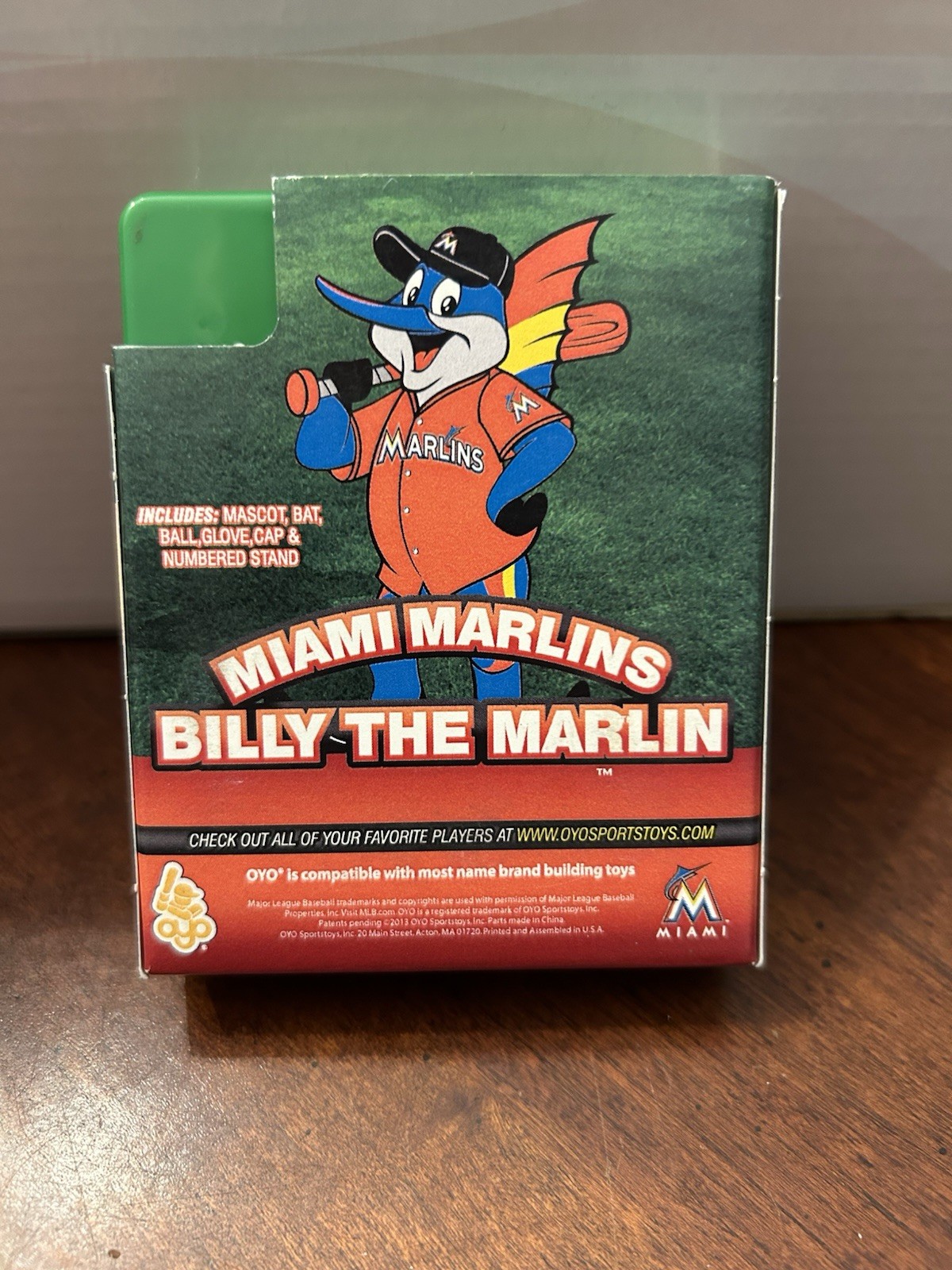 MLB Mascots Florida Marlins Billy The Marlin Action Figure 1st Series Complete