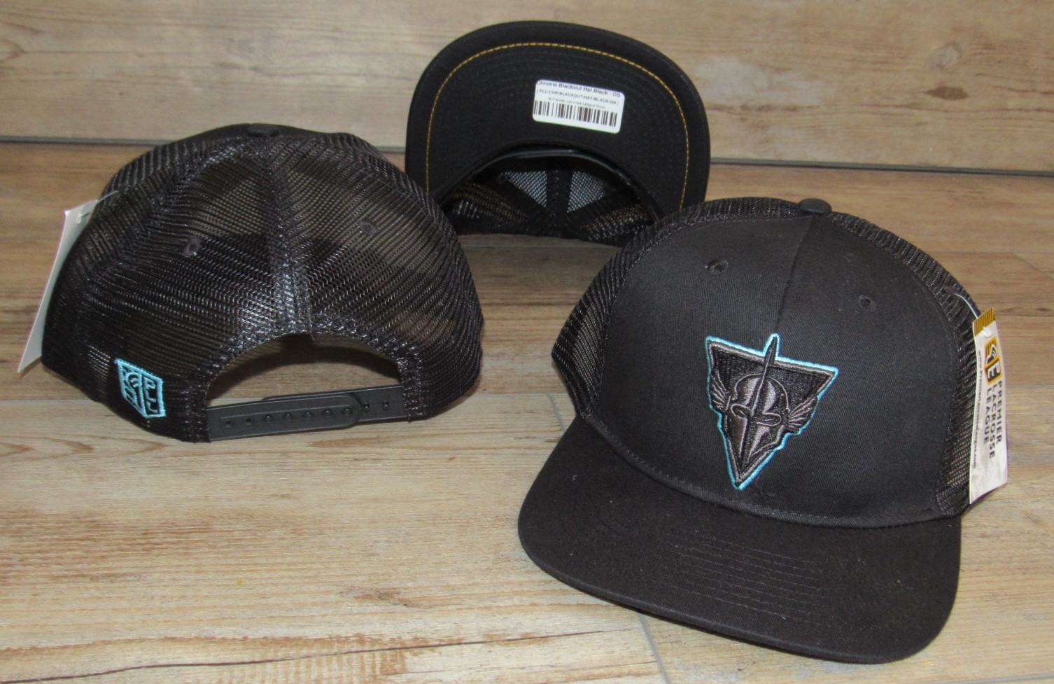 Chrome LC Defunct Premier Lacrosse League PLL Mesh Snapback Hat Cap size Men’s