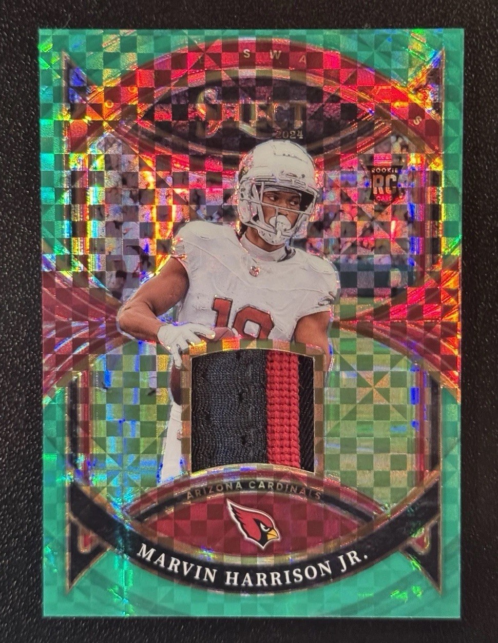 2024 Panini Select Marvin Harrison Jr. RC Green Patch 1/5 – #RS-MHJ