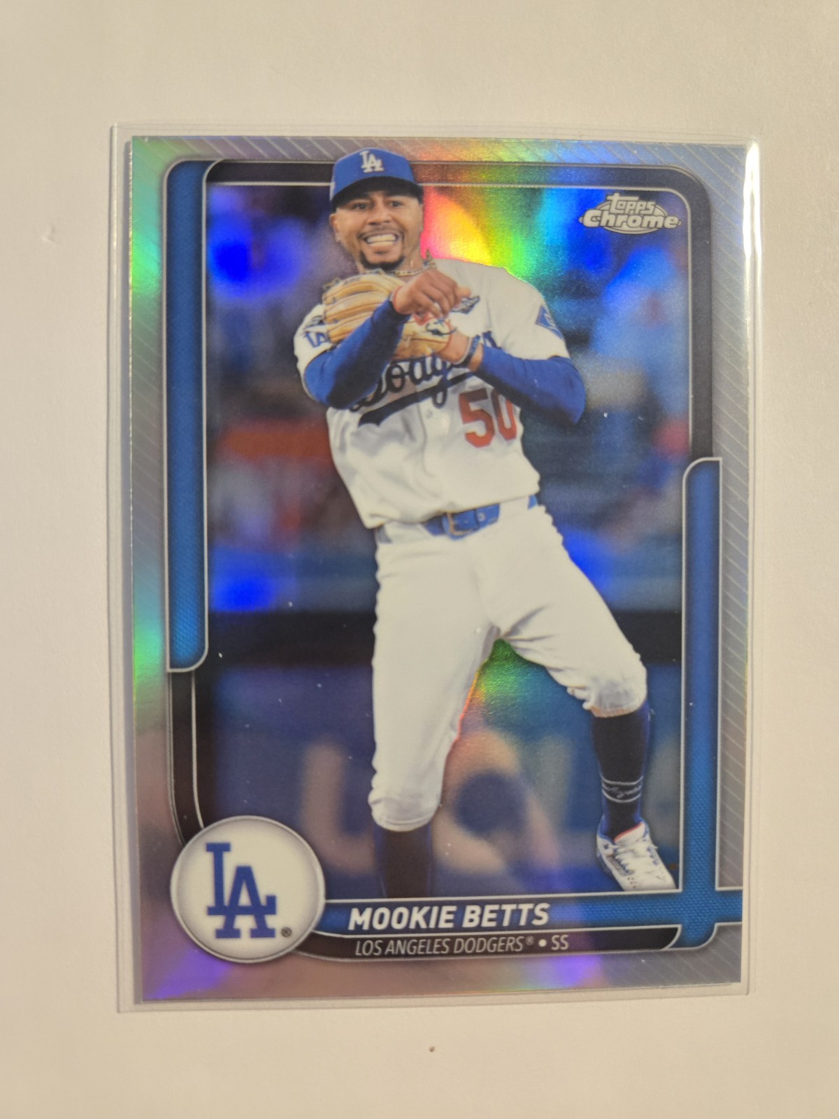 2026 Topps Flagship Series 2 Mookie Betts Chrome Refractor SP 🔥 Dodgers