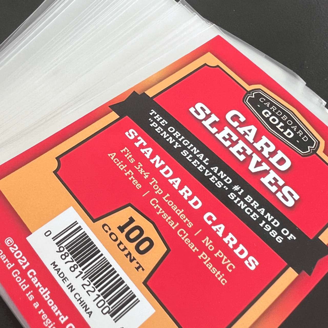 Cardboard Gold Standard Trading Card Sleeves 10 Packs 1000 Penny Sleeve CBG Pro