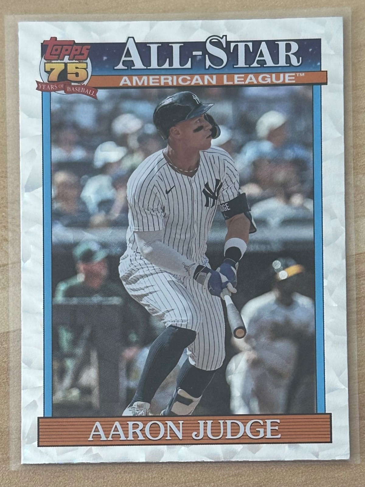 ⚾️ 2026 Topps Series 2 Aaron Judge 1991 All-Star #91AS-1 Crackle Foil SP Yankees