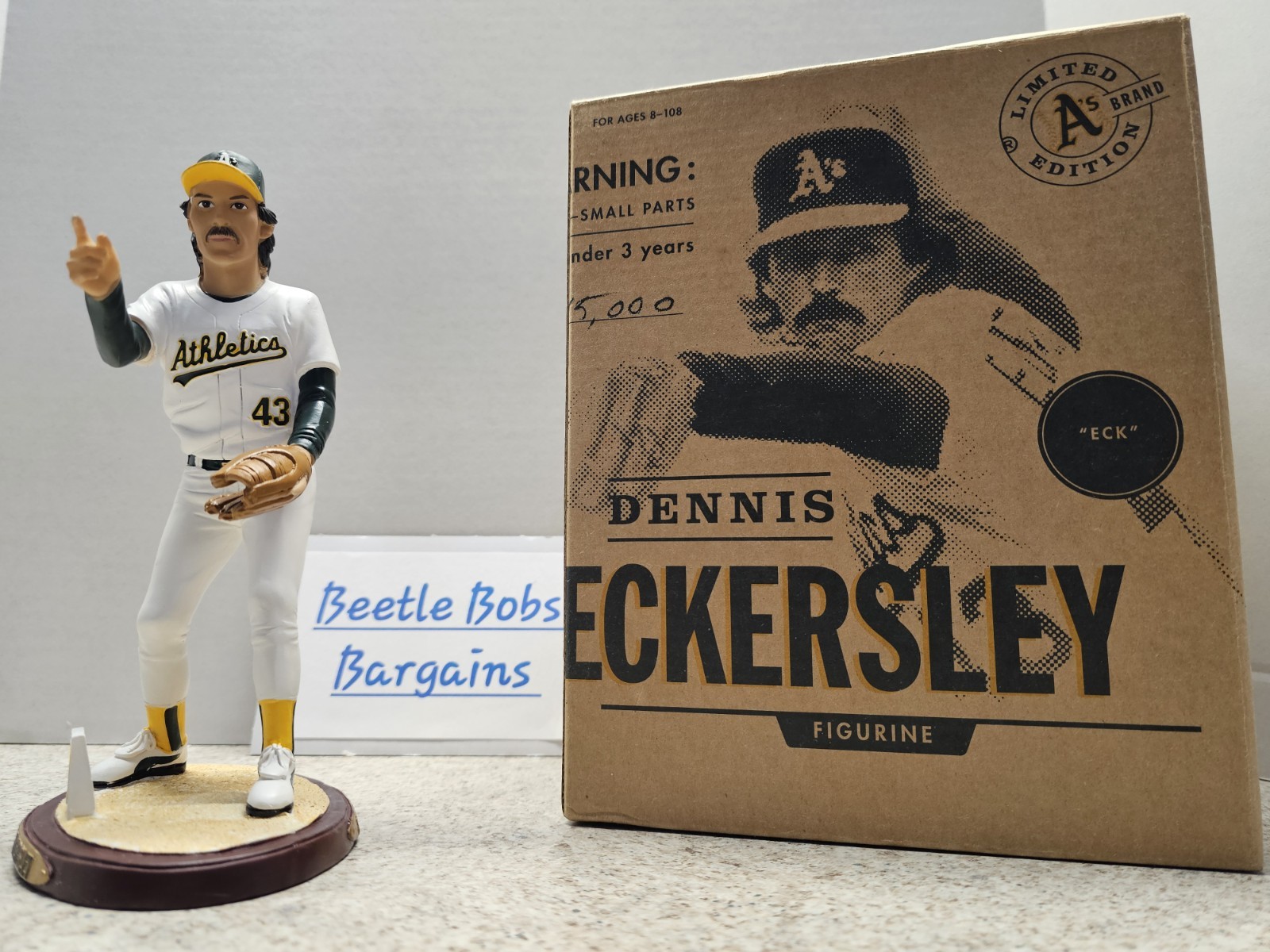 Dennis Eckersley Oakland A’s MLB 2004 SGA Statue Figurine NIB HOF