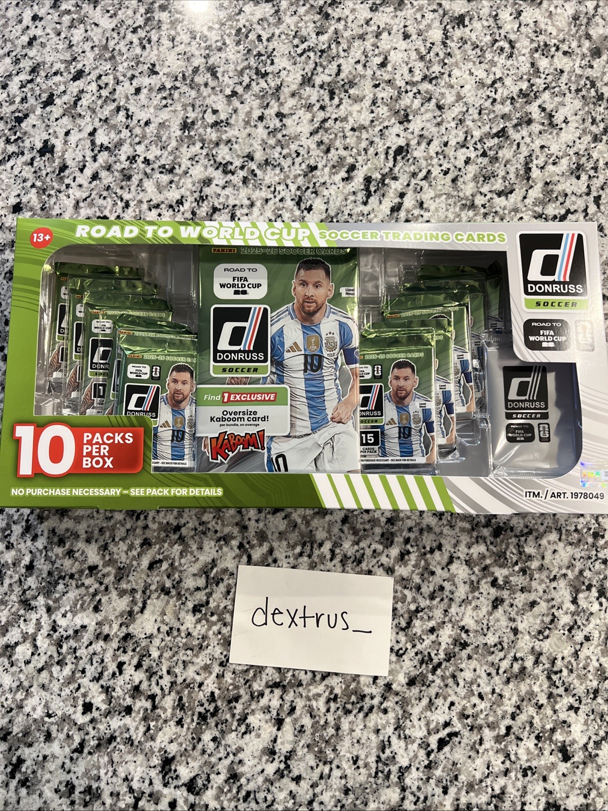 2026 Panini Donruss FIFA World Cup Bundle Box (Oversized Kaboom!) SEALED BOX NEW