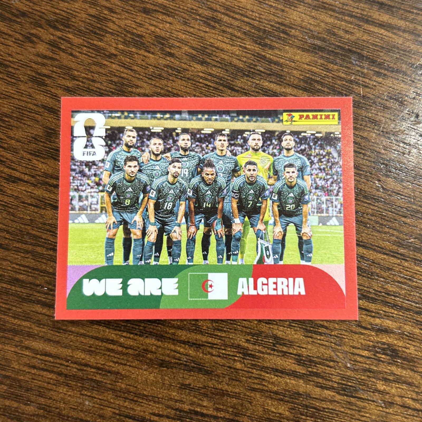 We Are Algeria 2026 Panini FIFA World Cup Stickers Red #ALG13 Algeria