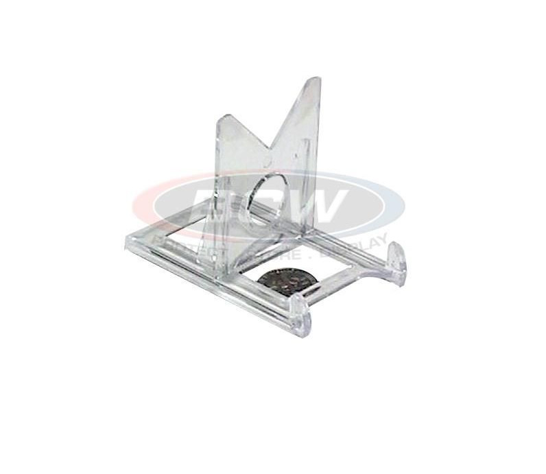 (10 Pack) BCW 2-Piece Clear Adjustable Card Stands – Put Your Cards On Display!