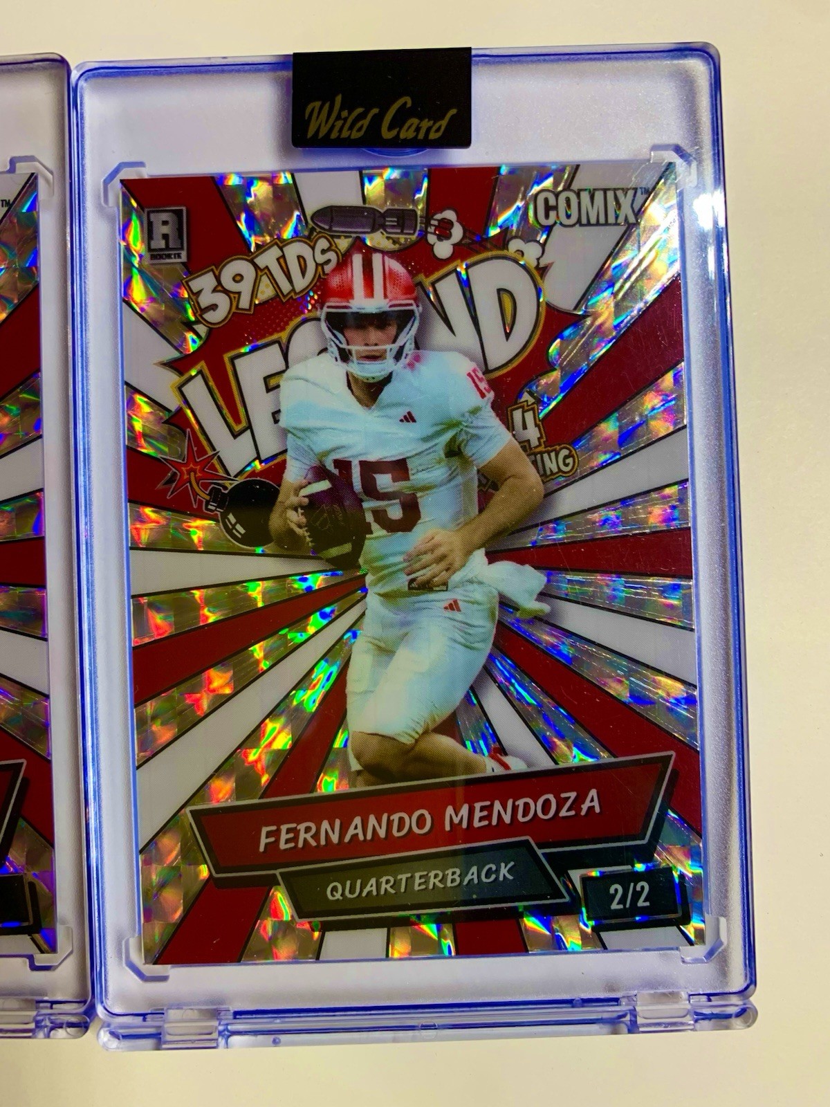 Fernando Mendoza RC 1st Complete Set Of Two.1/1-1/2 Same Colors/background Cool