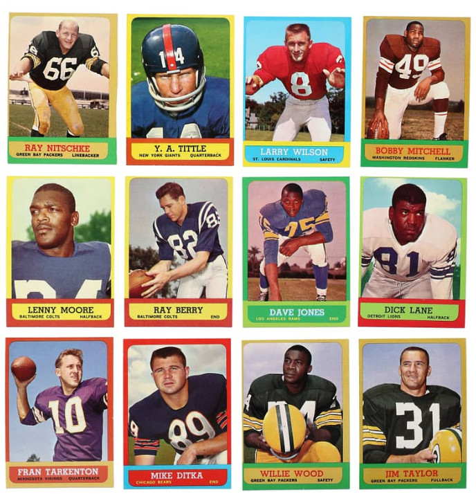 1963 Topps Football You Pick Complete Your Set -PRICE BASED ON CONDITION