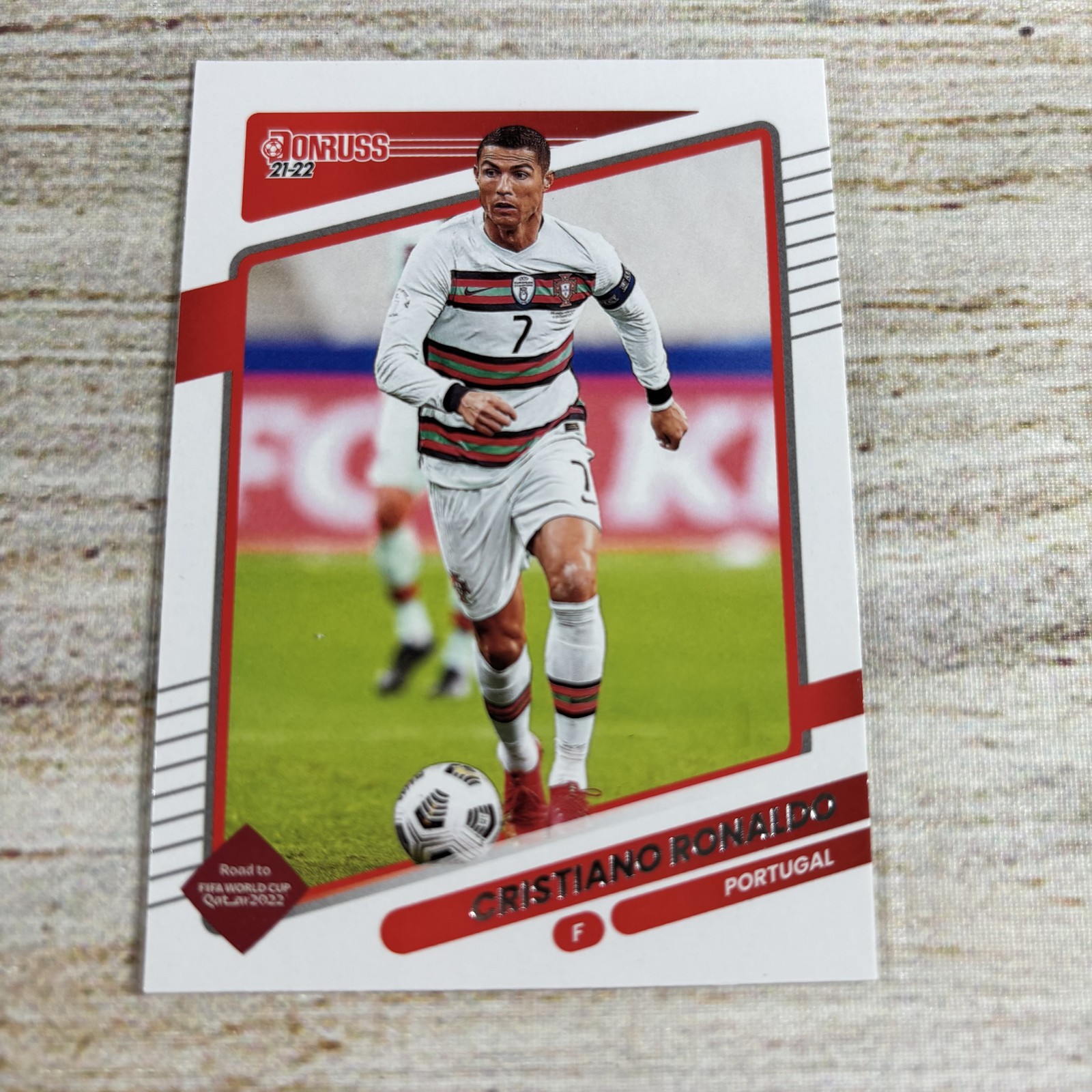 2021-22 Panini Donruss Soccer Cristiano Ronaldo #116 Portugal Road to World Cup