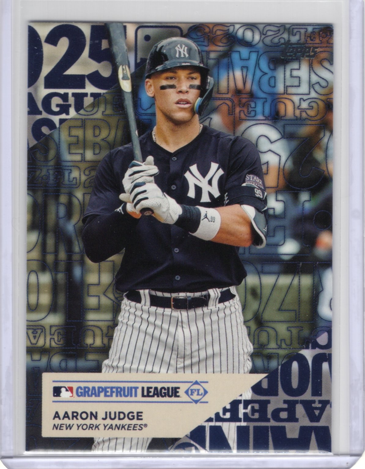 2025 Topps #TG-2 Aaron Judge Training Grounds