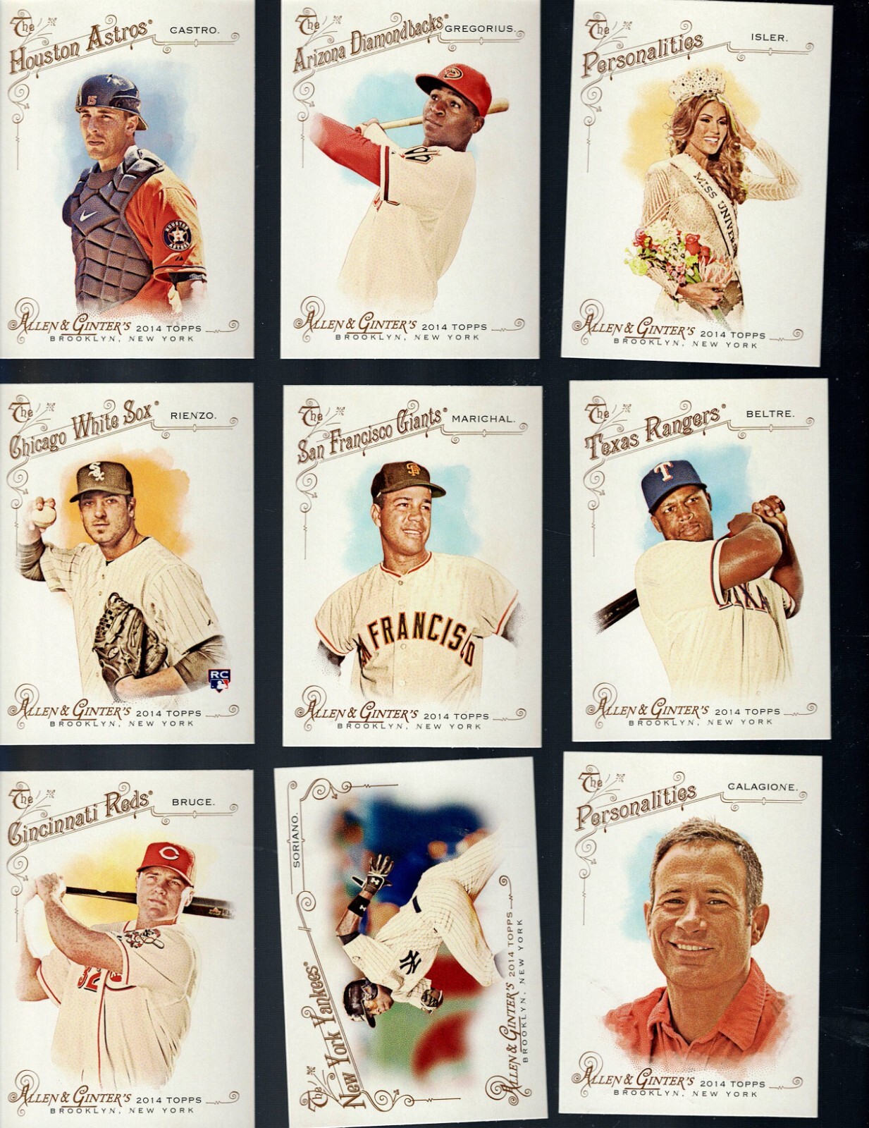 -2014 TOPPS ALLEN AND GINTER 251-350 + INSERTS Baseball BUY MORE SAVE MORE