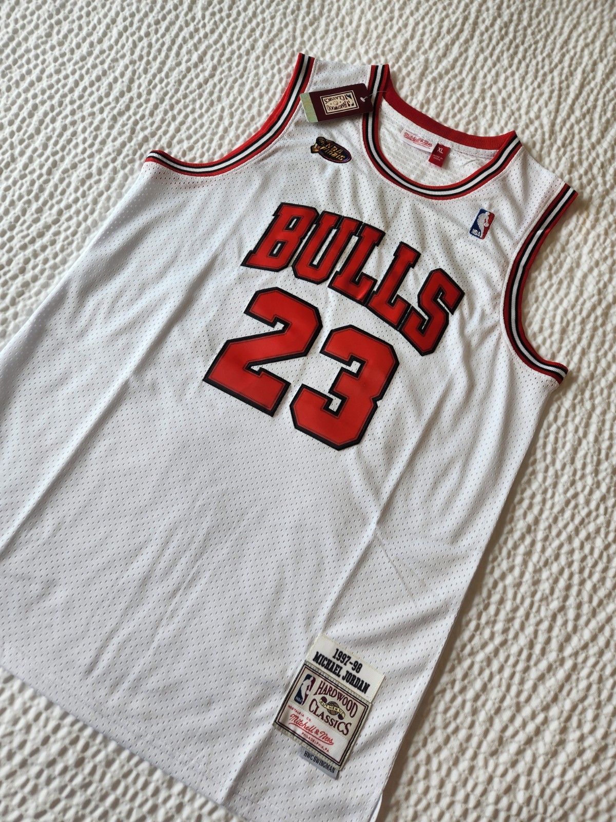 Mitchell & Ness 🔥 Michael Jordan 🔥#23 Bulls 1997-98 NBA FINALS Jersey Men’s XL