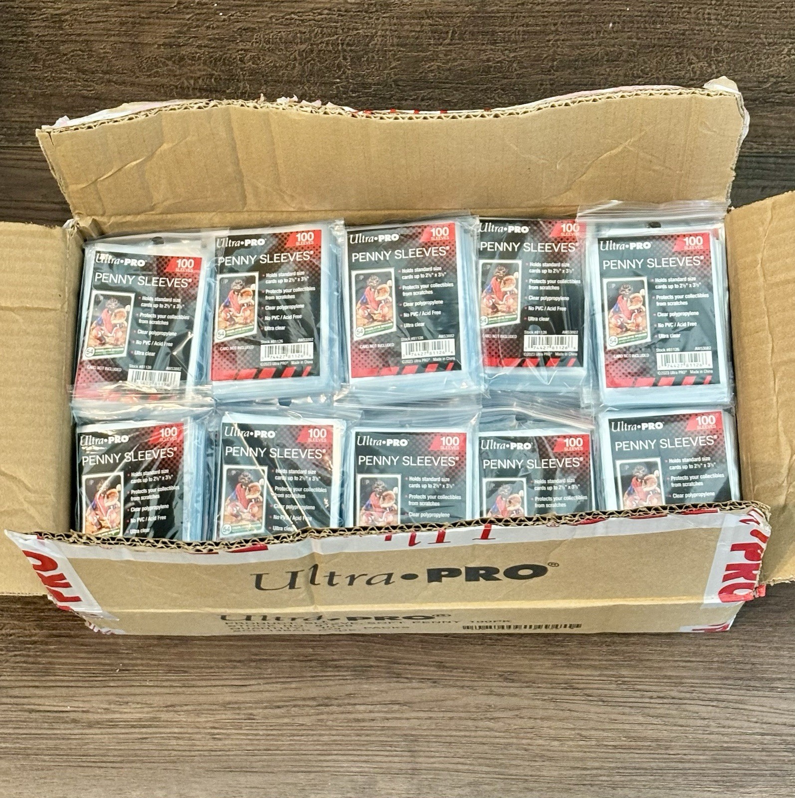 Ultra Pro Penny Card Soft Sleeves 50 Packs of 100 for Standard Size, 5000 Total