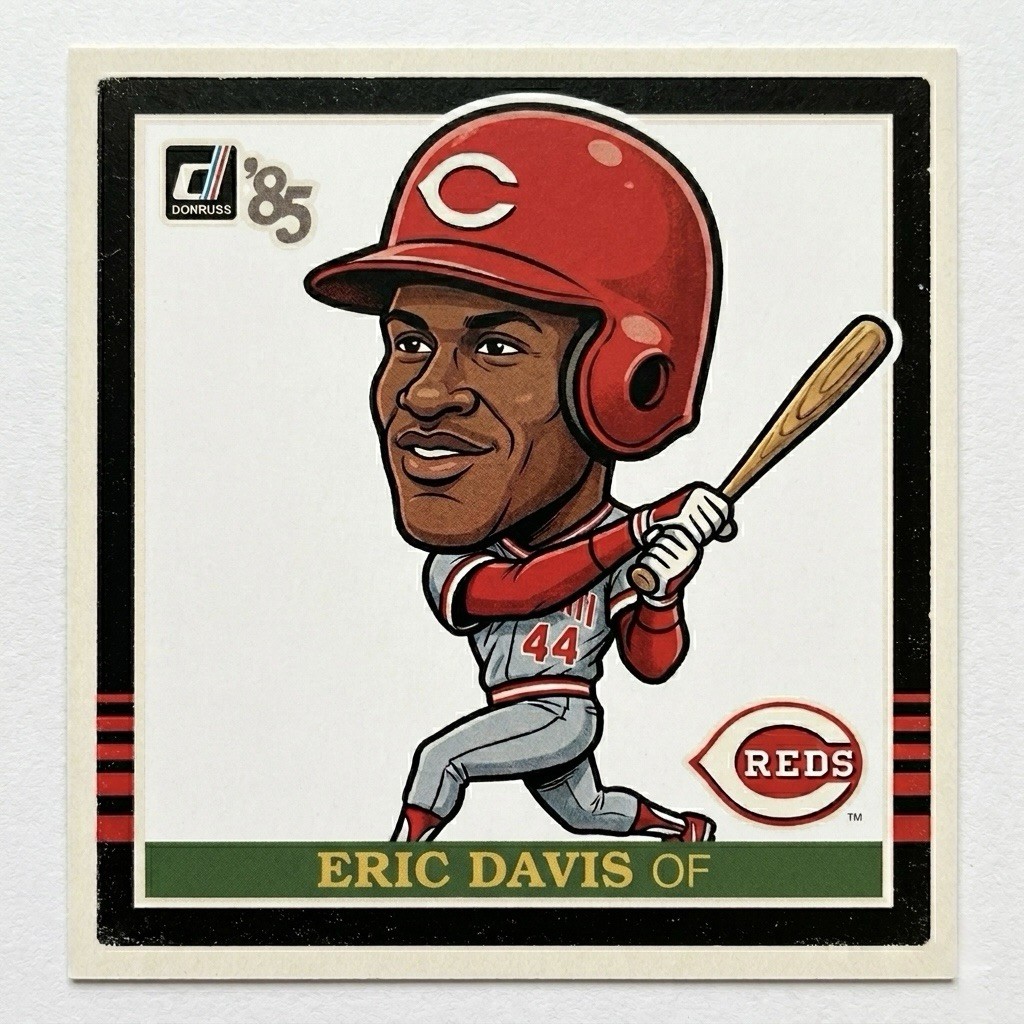 ⚾️ Eric Davis “Rookie” Sticker ⚾️