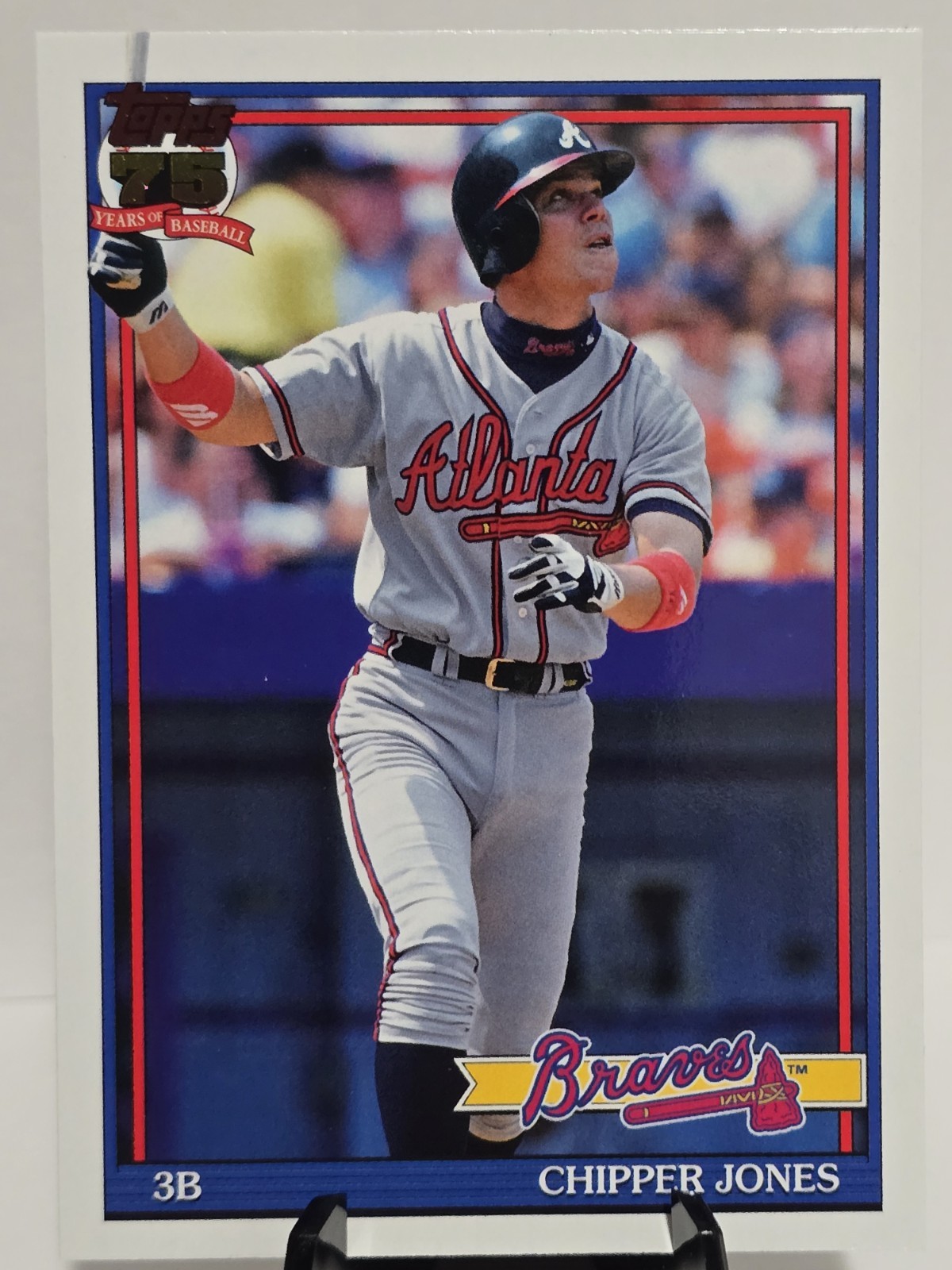 2026 Topps Series 1 Chipper Jones #T91-13 1991 Topps Atlanta Braves