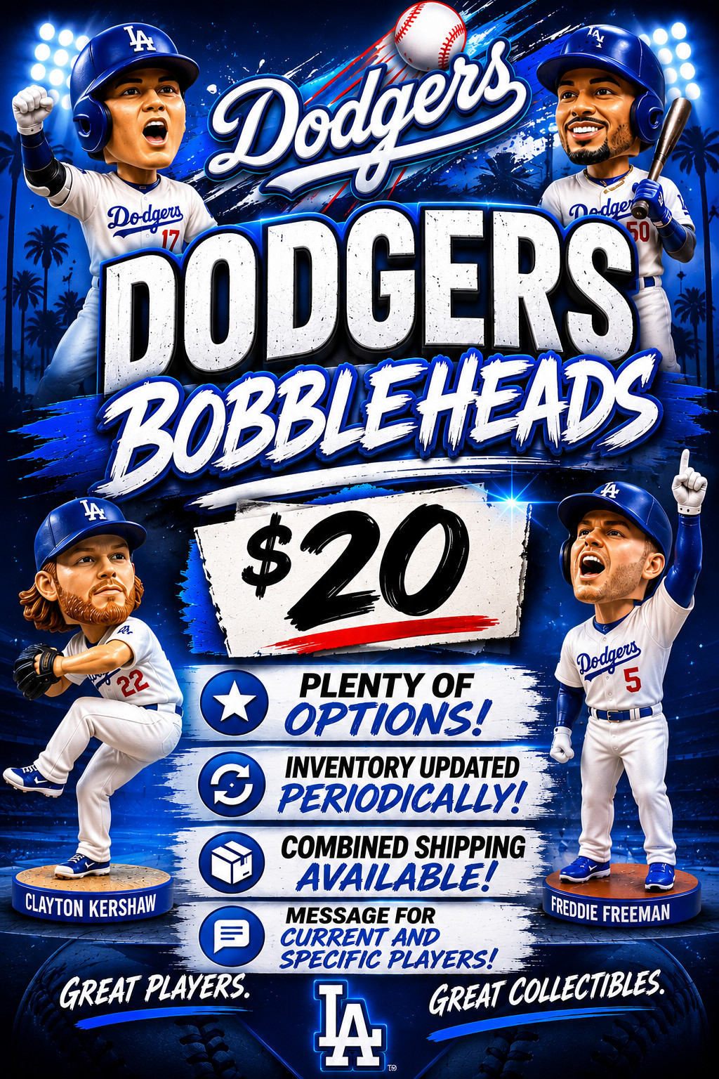 Dodgers Bobbleheads