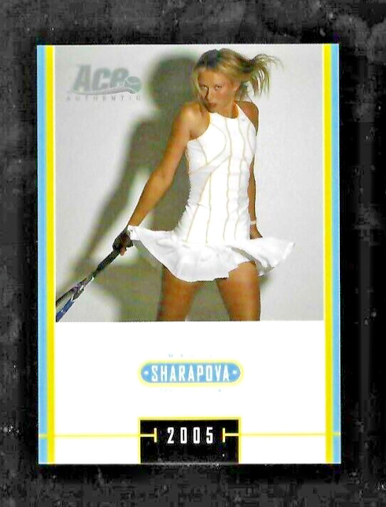 MARIA SHARAPOVA 2005 Ace Authentic Tennis Special Edition Card #MS-6