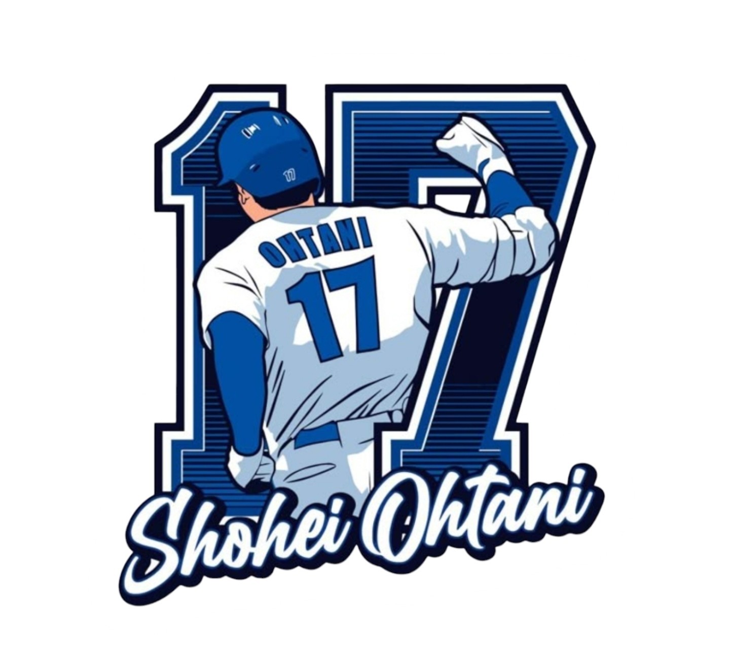 MLB Shohei Ohtani Los Angeles LA Dodgers Baseball Water Resistant Sticker