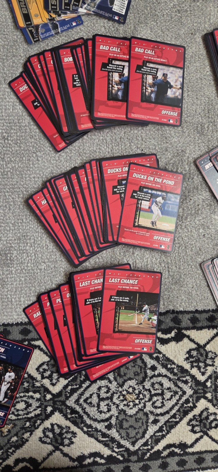 2000 MLB Showdown 1st Edition Non-Holos (305-462) Plus Strategy Cards. You Pick