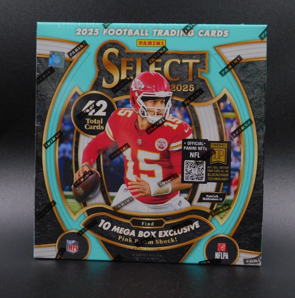 2025 Panini Select Football Factory Sealed Mega Box