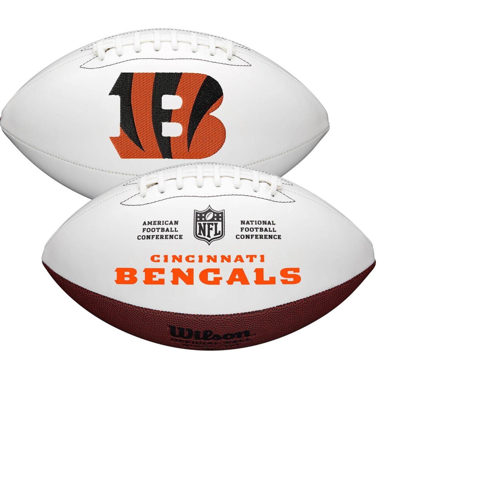Cincinnati Bengals Full Size Official Autograph Signature Series White Football