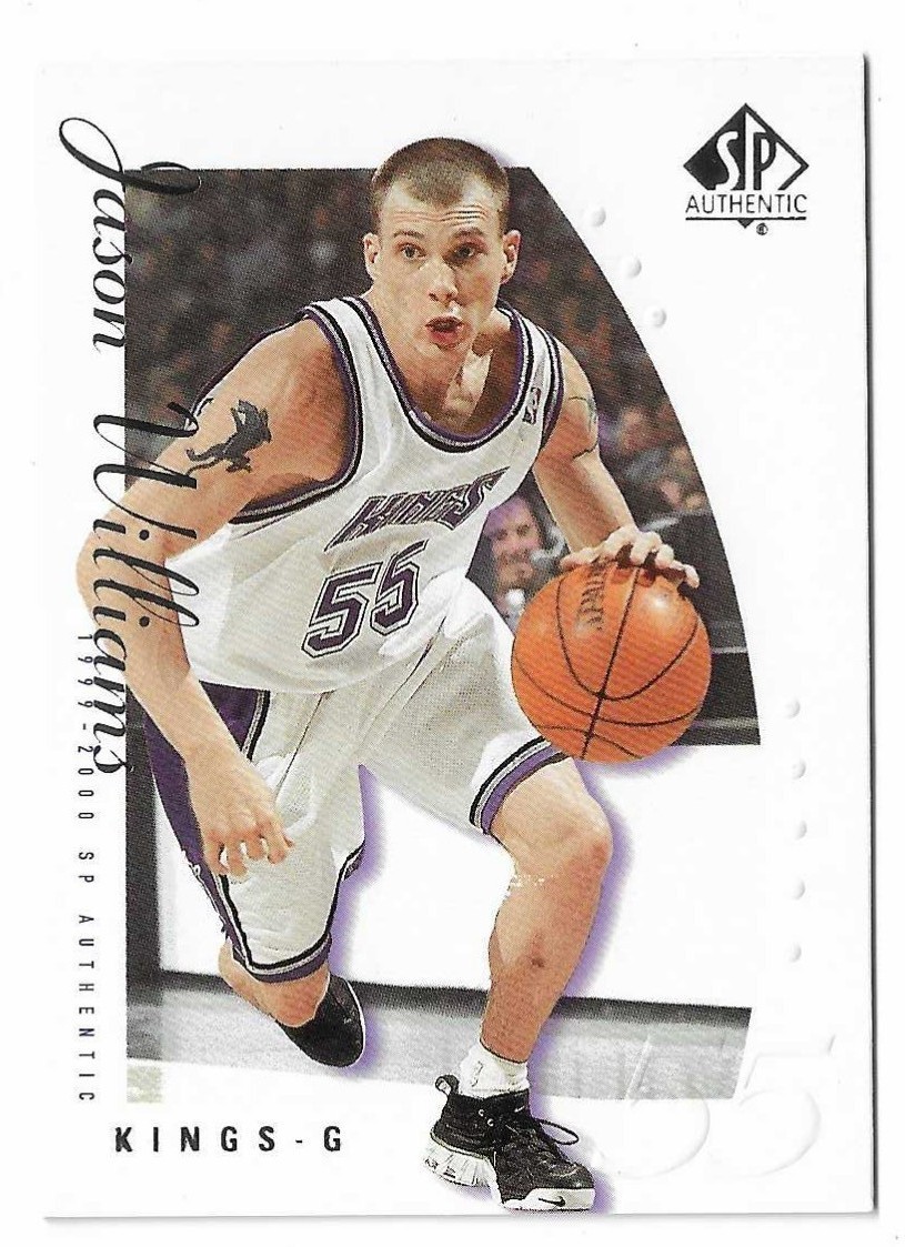 1999-00 SP Authentic Basketball Jason Williams Card #69 Sacramento Kings