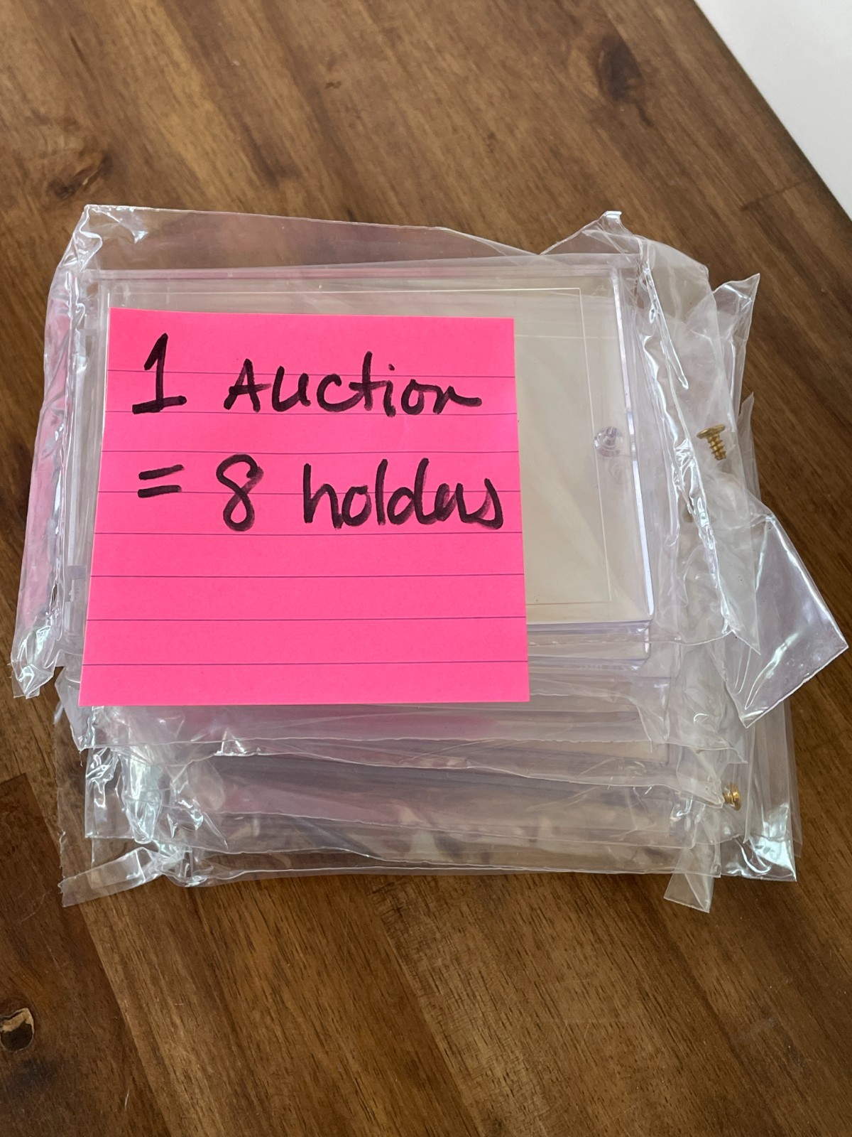 NEW 8 PRO MOLD ONE SCREW SCREWDOWN REGULAR CARD HOLDERS 1 screw included