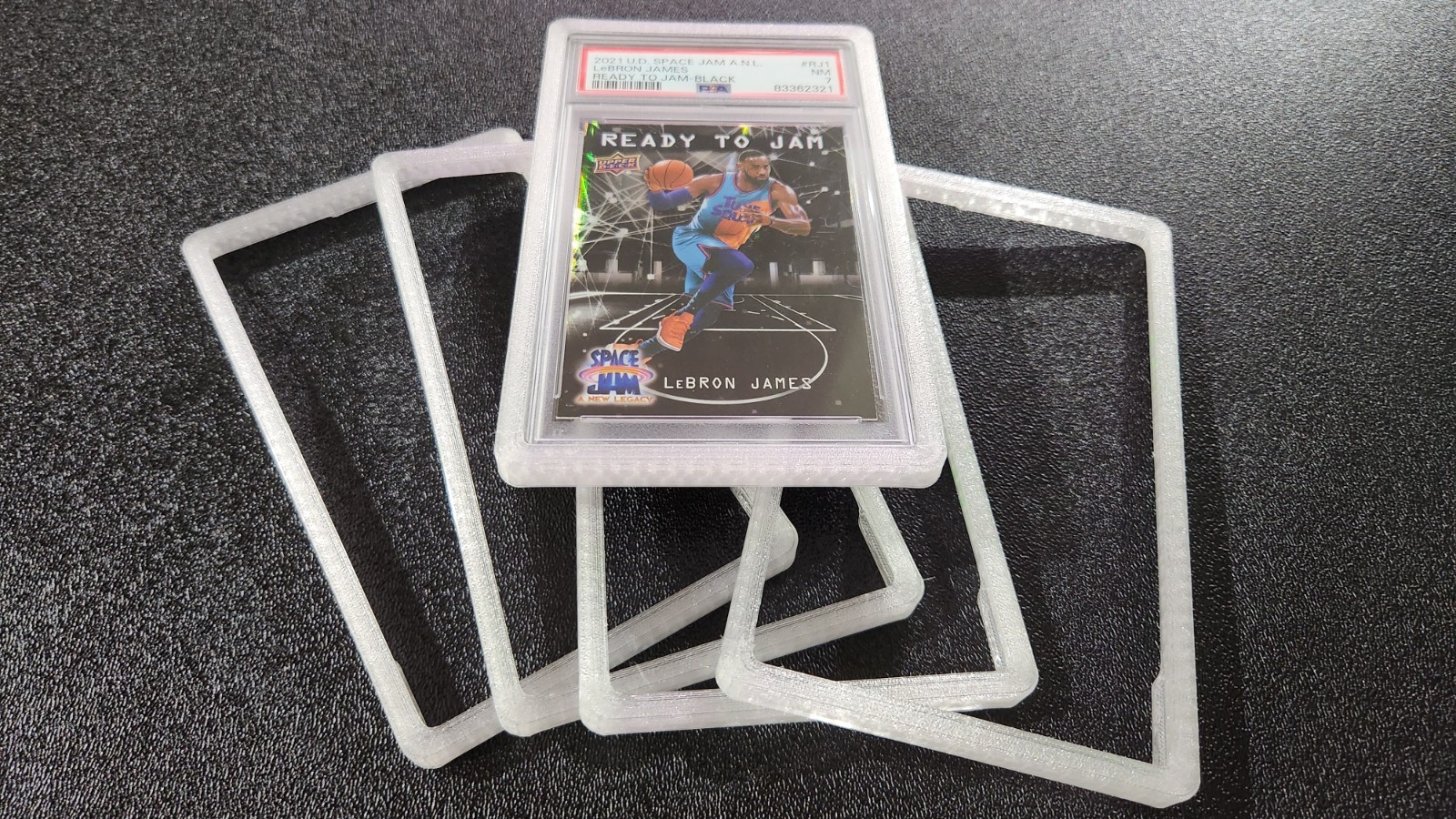 (5) PSA SLAB BUMPER CLEAR TPU (LOT OF 5)