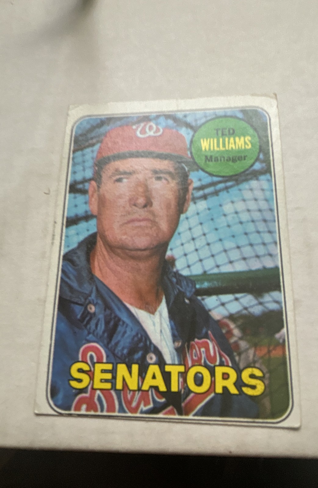 1969 Topps – High # Ted Williams #650