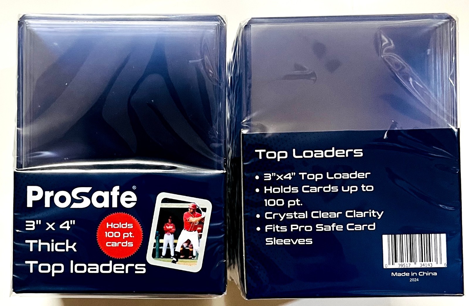 100pt Thick Top Loaders Toploaders 3×4 Card Holders Sports Trading Jersey Patch